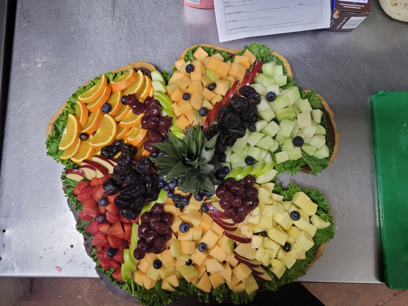 Fresh fruit catering platter from Tubac Market