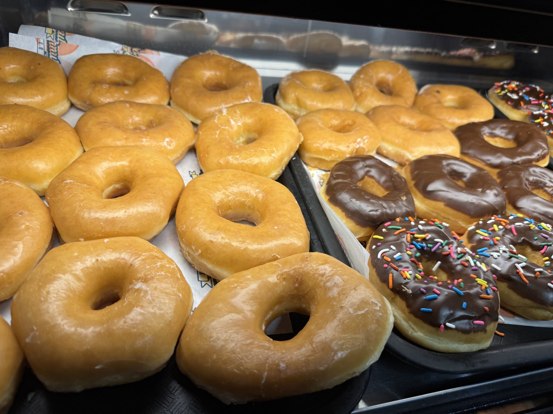 Fresh donuts at Tubac Market