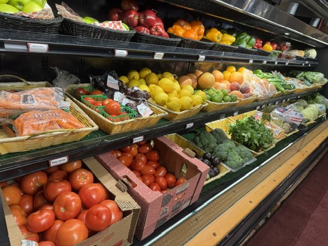 Fresh produce at Tubac Market